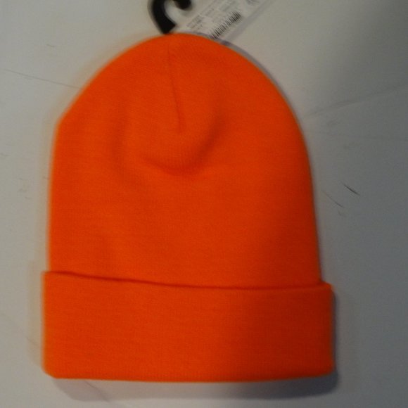 adadis punks new orange tall beanie new with tag one size - Picture 2 of 2